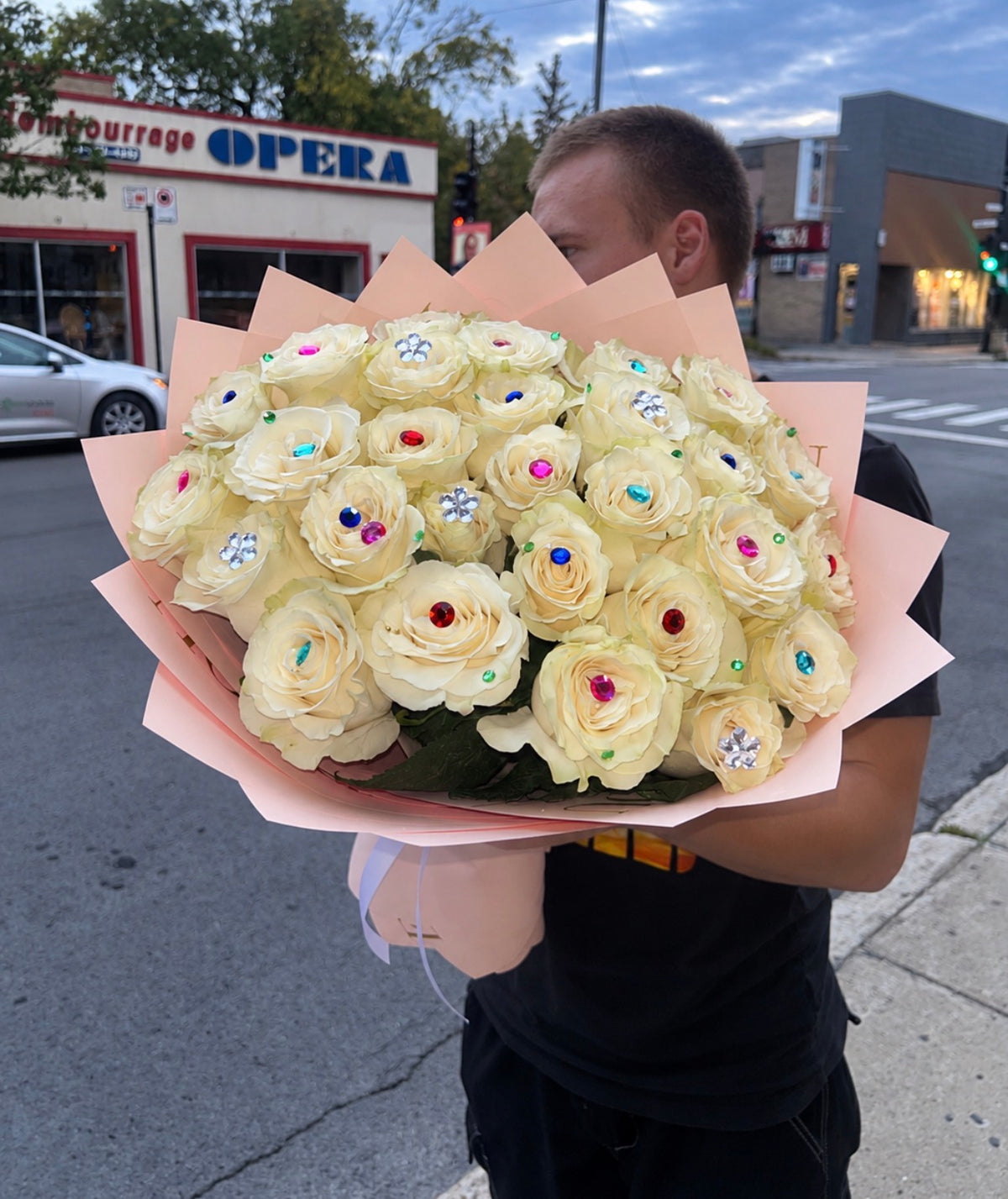 Jeweled Roses