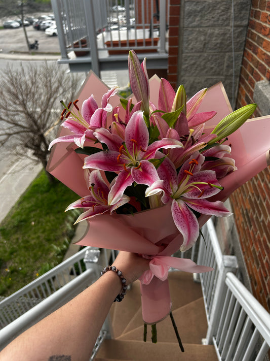 Pink Elegance Lilies